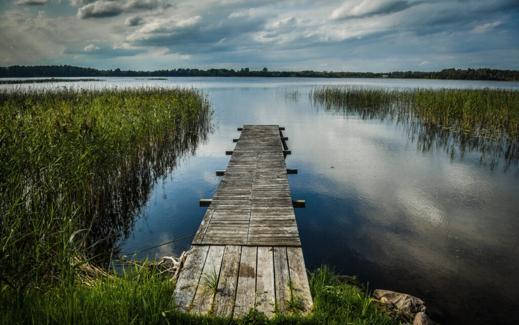 Federsee Steg Baden